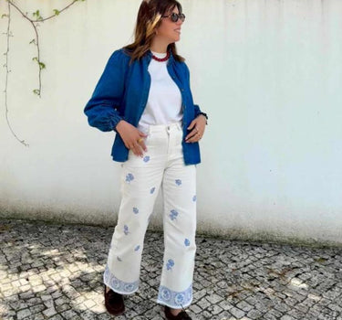 Look Telma - Camisa e Calças