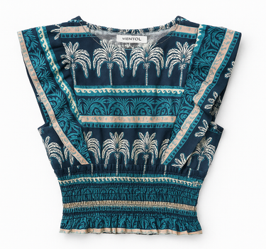 Top Ananya Blue