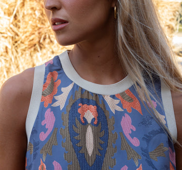 Dress Azteca Blue