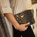 BOLSA LEOPARD HEART.