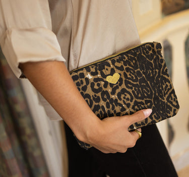 BOLSA LEOPARD HEART.