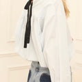 Black Ribbon Shirt.2