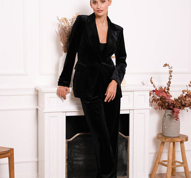Blazer Veludo Preto.2