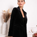 Blazer Veludo Preto.3