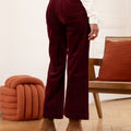 Bordeaux Velvet Pants.2