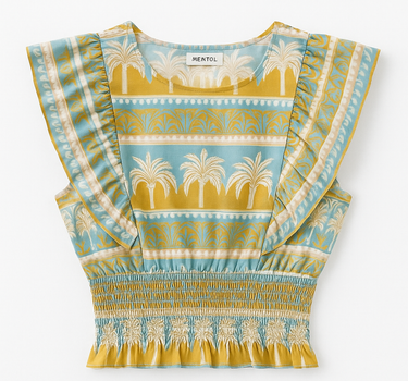Top Ananya Yellow