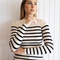 CAMISOLA BLACK STRIPES.