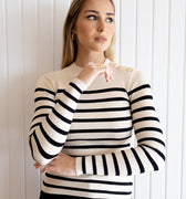 CAMISOLA BLACK STRIPES.