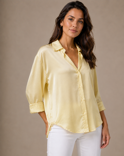 Camisa Inez Butter Yellow