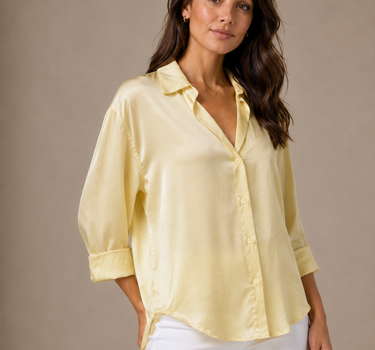 Camisa Inez Butter Yellow