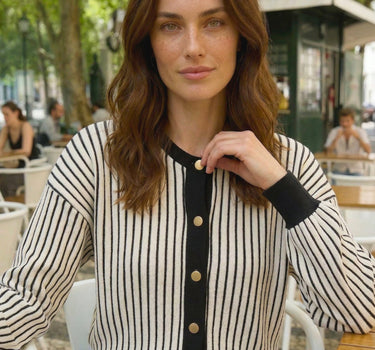 Cardigan Black & White