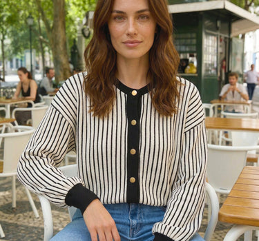 Cardigan Black & White