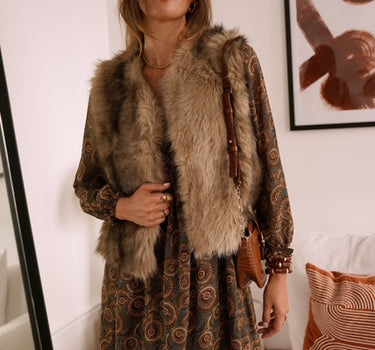 Colete Fox (Pêlo Sintético)