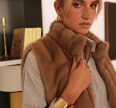 Colete Faux Fur