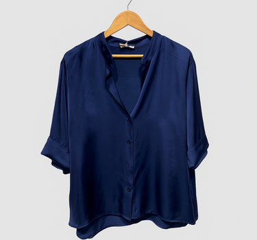 Camisa Penélope Azul Escuro