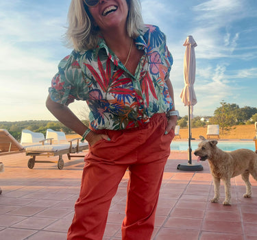 Calças -Pants Magic Red