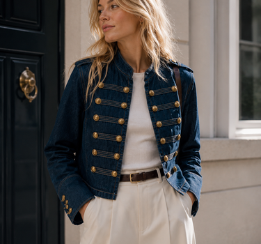 Blusão Denim Imperial