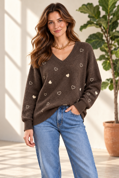 Camisola de Lã Little Hearts