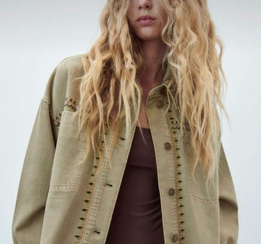 Casaco Boho Olive