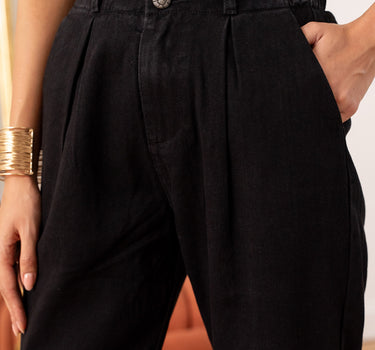 Black Supreme Pants