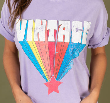 T-shirt Vintage Lilac