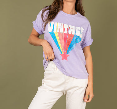 T-shirt Vintage Lilac