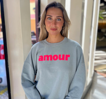 Sweatshirt Amour Pink