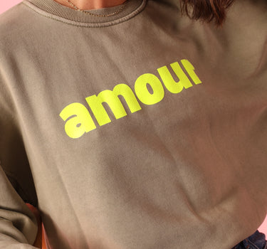 Sweatshirt Amour Green