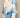 Leaf Silk Tunic - Blue