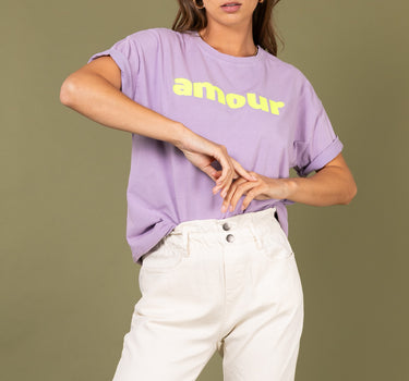 T-shirt Amour Lilac