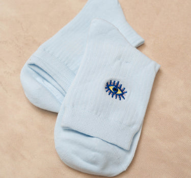 Meias de Algodão - Olho Grego de Proteção
