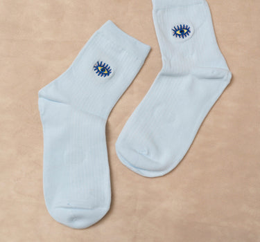 Meias de Algodão - Olho Grego de Proteção
