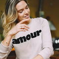 Sweatshirt Amour Black .