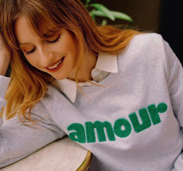 Sweatshirt Amour Green