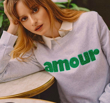 Sweatshirt Amour Green