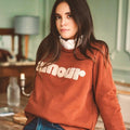 Sweatshirt Amour Ocre.2
