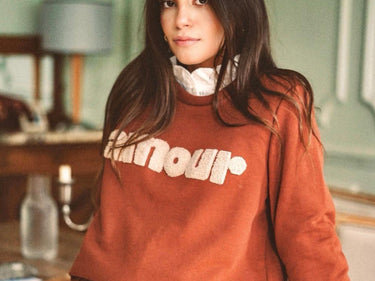 Sweatshirt Amour Ocre.2