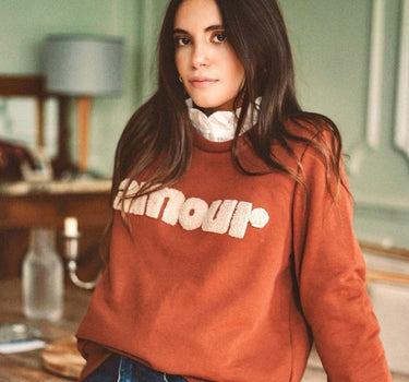 Sweatshirt Amour Ocre.2