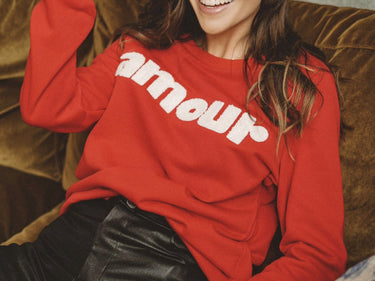 Sweatshirt Amour Red.