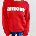 Sweatshirt Amour Red.2