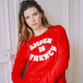 Sweatshirt Amour is French.