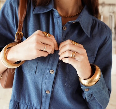 Vestido Cotton Denim