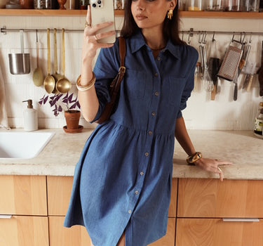 Vestido Cotton Denim