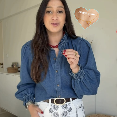 Look Mafalda — Camisa e Calças