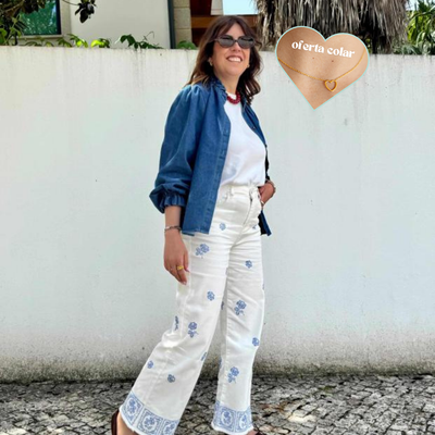 Look Telma - Camisa e Calças