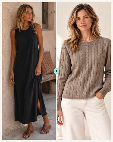 Black & Taupe