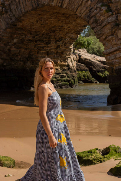 Vestido Yellow Crab