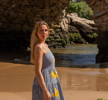 Vestido Yellow Crab